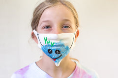 Maschera da colorare per bambini