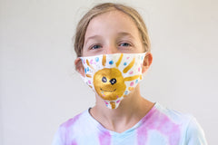 Maschera da colorare per bambini