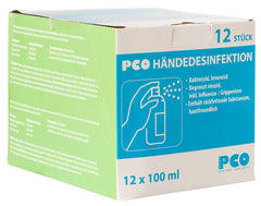 Disinfettante per le mani, 12 x 100 ml