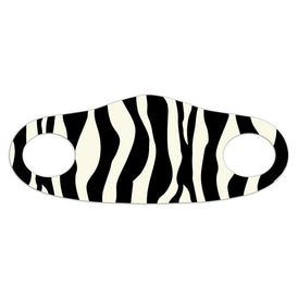 Maschera di stoffa per adulti "zebra"