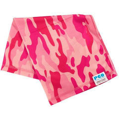 Scaldacollo per bambini "camouflage rosa"